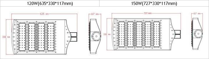 2700K - 6500K 60W Dimmable LED Street LightsWall Packing Brightness Light