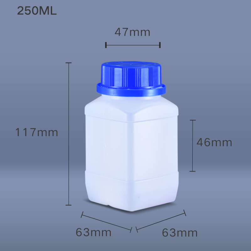 Leakproof HDPE LDPE Plastic Bottles For Chemical Liquid Glue Oil Packaging 16 oz