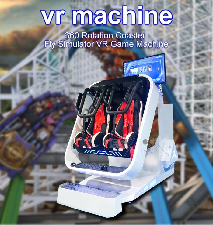 3.5KW 9D Virtual Reality Chair Sports 2 Seats 360 VR Racing Simulator