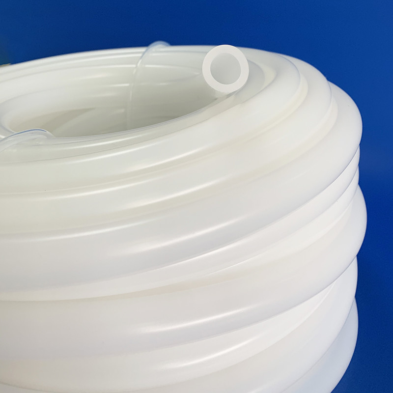 Food Grade Milky Flexible Silicone Tubing Dairy Tubing Hose FDA Approved