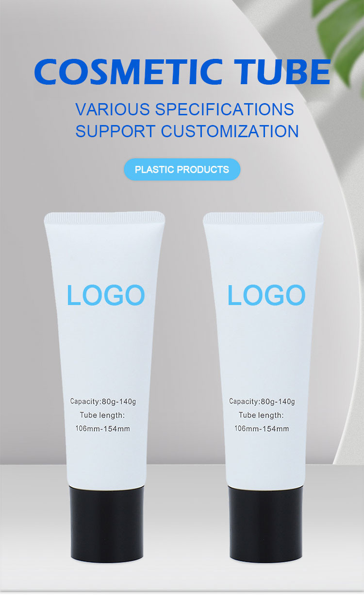 5 - 500ml White Cosmetic Bottles Plastic Tube Material For Shampoo
