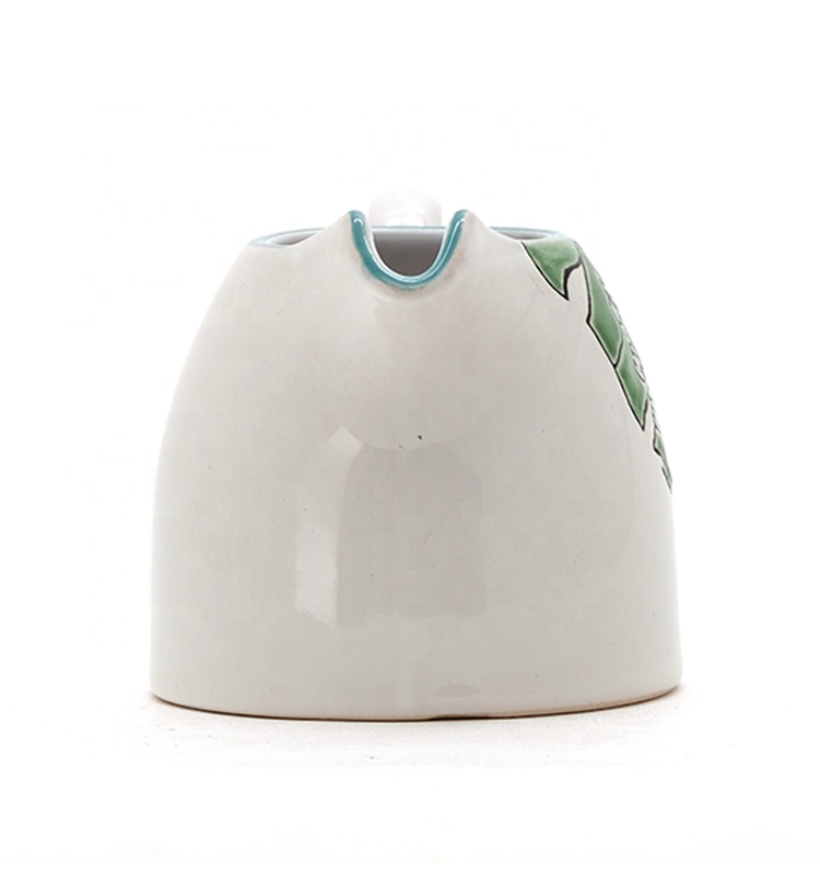 Pottery Cream And Sugar Set Spring Summer 3d Silk Print With Handpainting Pattern