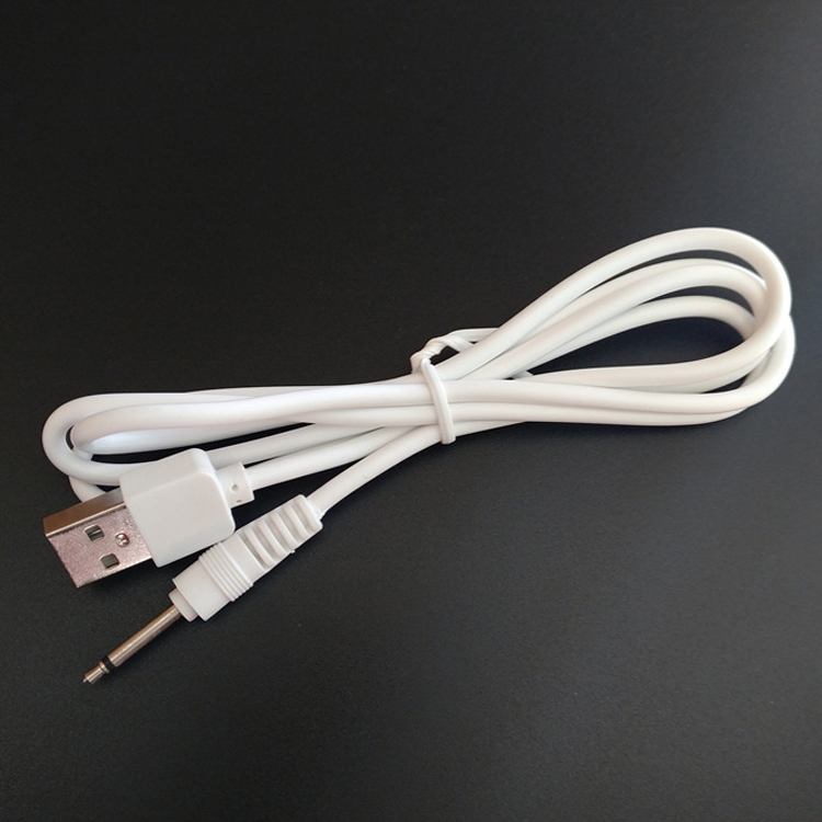 Multi Sizes USB to 2.5mm DC Jack Power Charging Cable for Vibrator