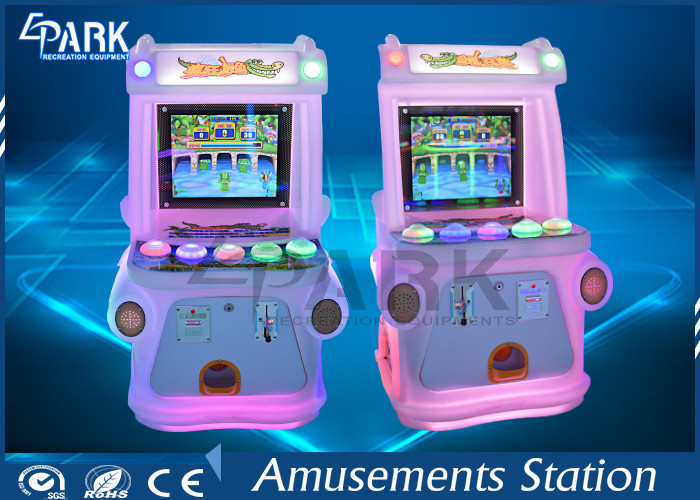 Hitting Crocodile Redemption Arcade Games / Coin Operated Toy Vending Machine