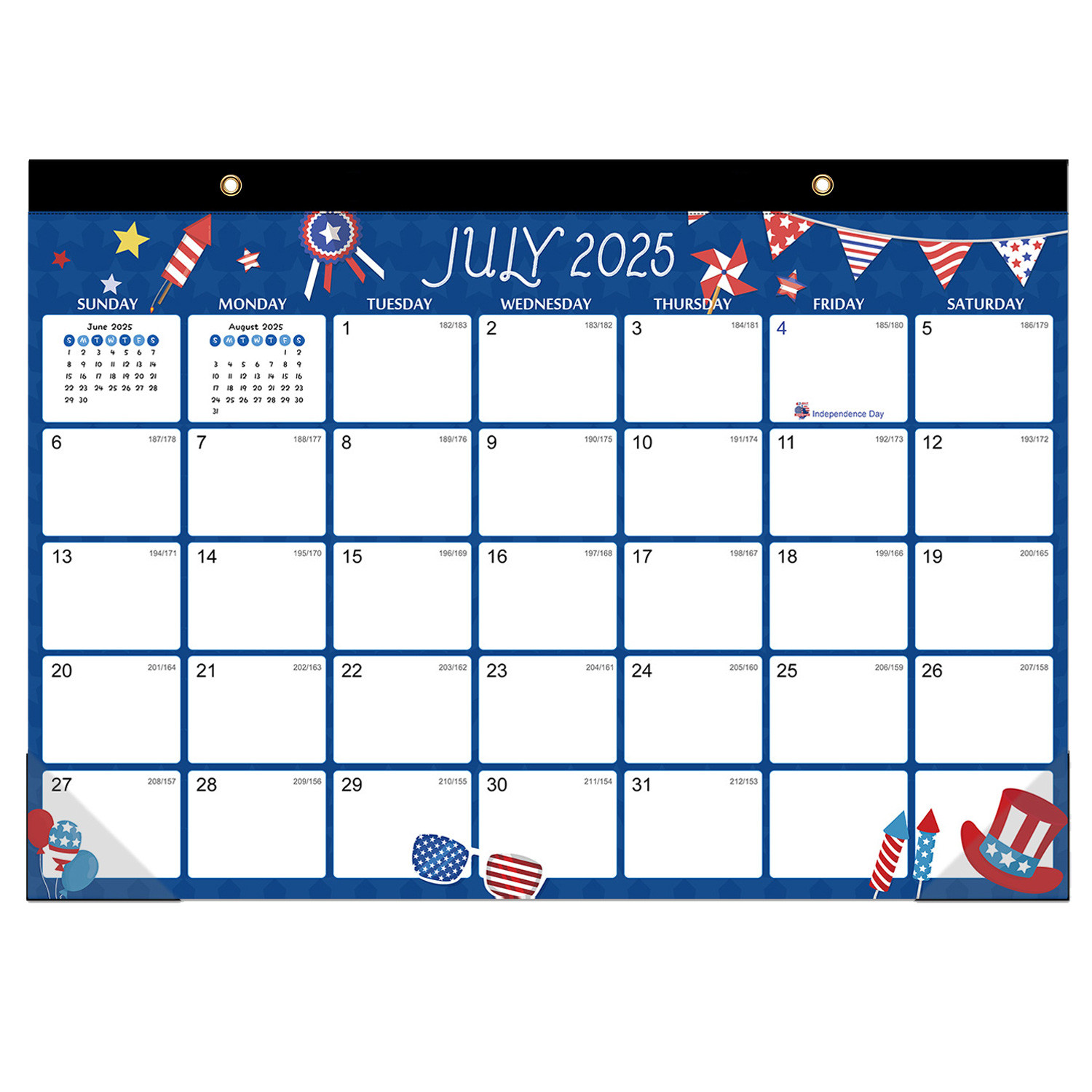 Custom Monthly View Layout Personalized Calendar Printing on Glossy Paper Type