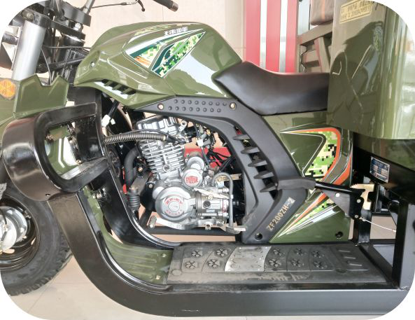Engine 200CC 3 Wheeler Gas Motorized Tricycle