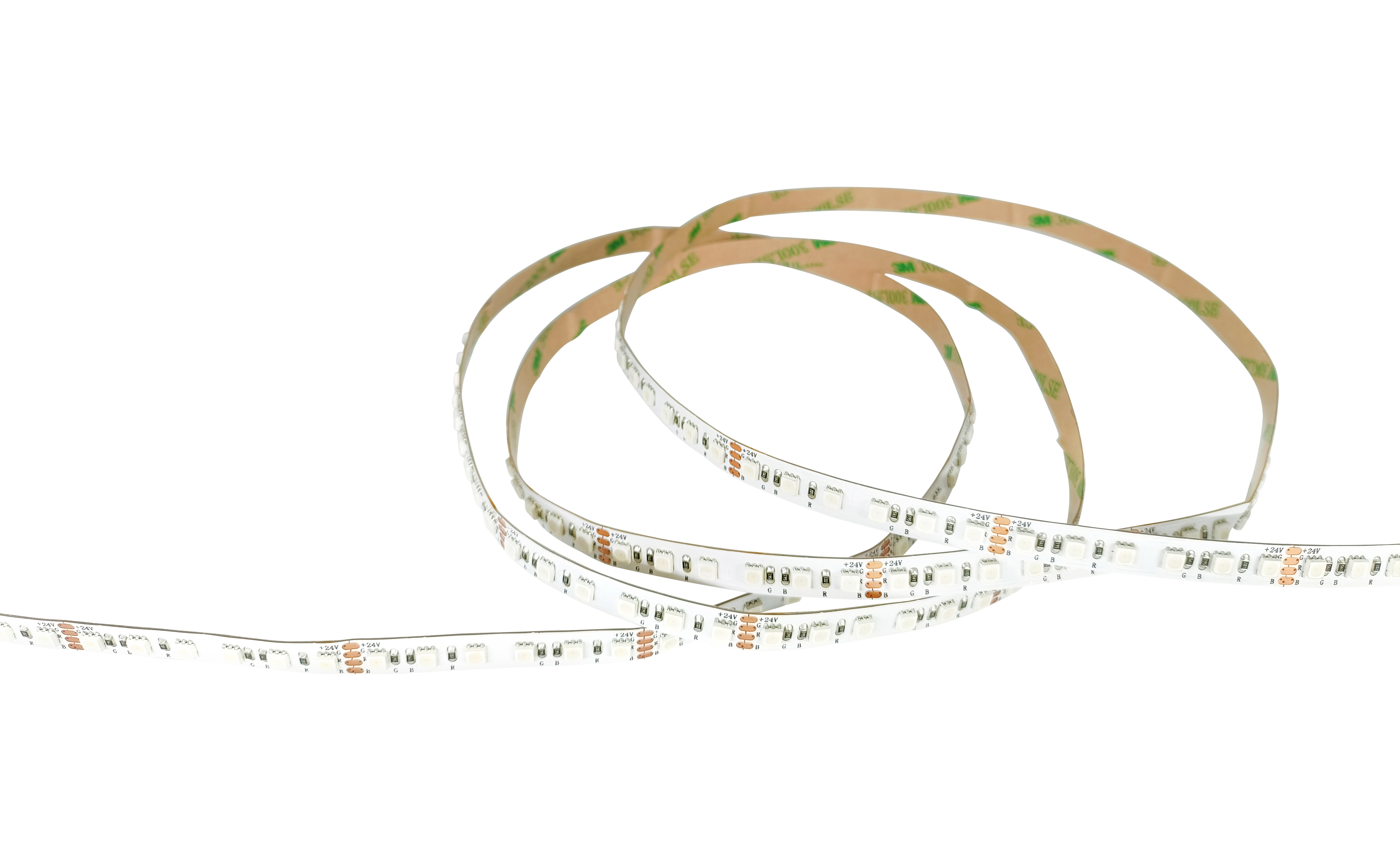 Flexible 5050 RGB LED Lights Low Voltage 12v 28w For Display Cabinet