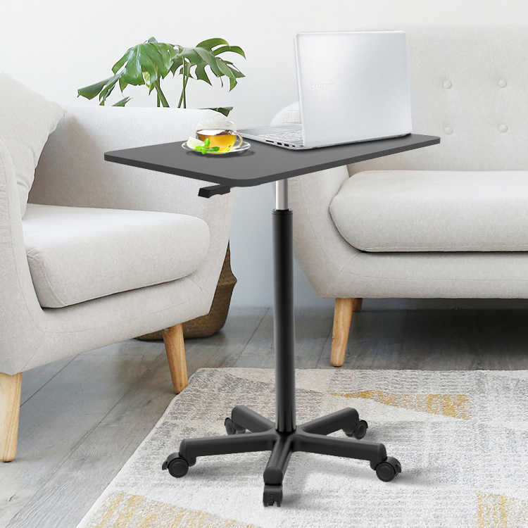 Modern Nordic Design Waterproof Desktop Wooden Table with Pneumatic Height Adjustment