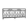 Buy cheap Powder Coated Cast Iron Decor Outdoor Terrace / Villa Cast Iron Fence from wholesalers