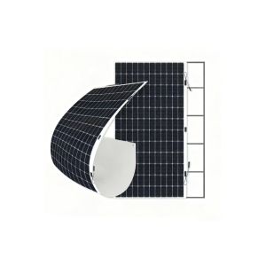 China 430W Flexible Solar Panel, Ultra-Thin 2.7mm Bendable Module with TOPCon Cells for RV/Commercial Roof on sale