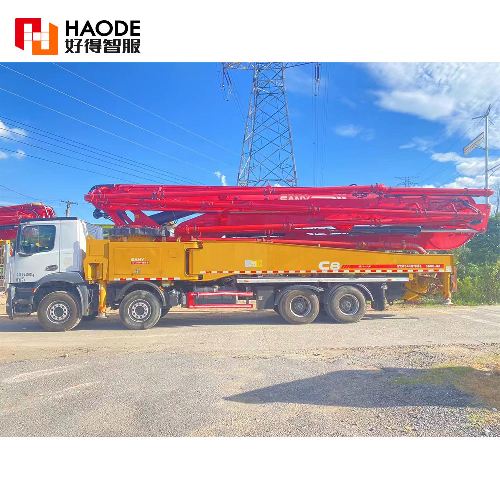 2020 56m Sany Concrete Pump Truck Benz Chassis Boom Pump Price