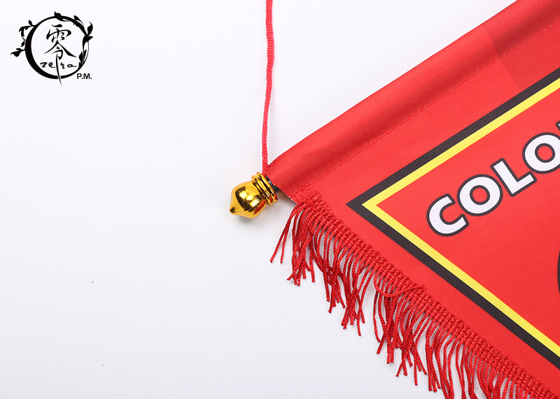 National Columbia Sublimation Printed Pennant Flags Polyester Fabric Country World Cup