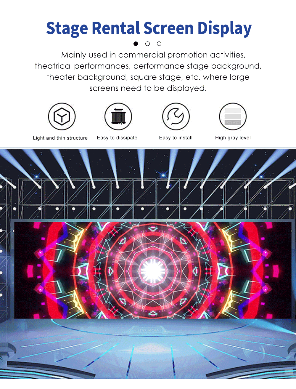 IP33 3840HZ Flexible LED Display Screen Panel 320x160mm Durable