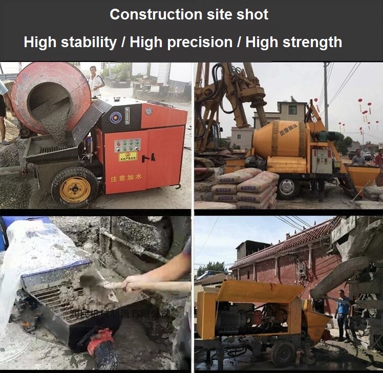 55KW XDEM Concrete Delivery Pump 25Mpa 50 Cubic Meters 350M