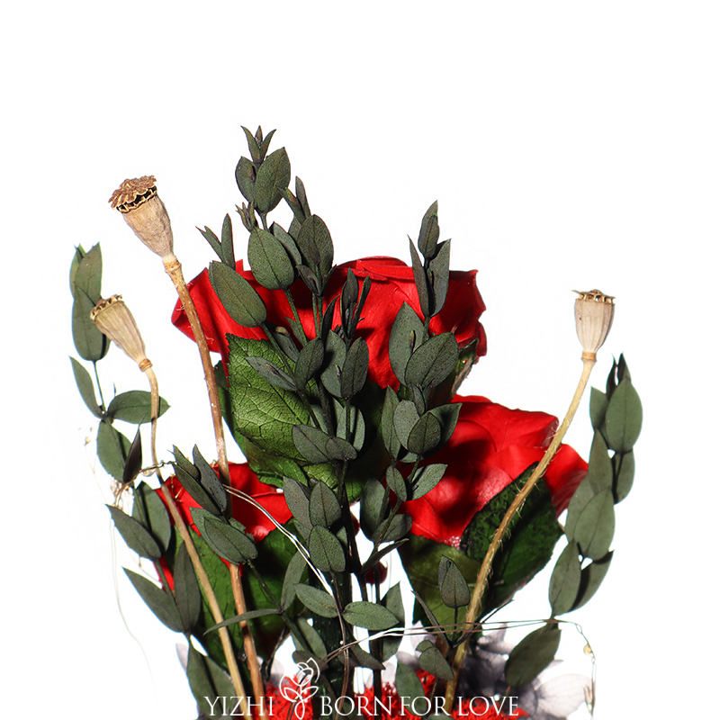 Gifts For Lovers Hot Sell Eternal Roses Preserved Flowers On Valentine'S Day Gifts For Christmas And Mother'S Day