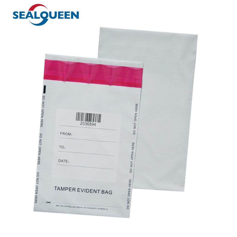 LDPE Security Bag Custom Design Deposit Packing Tamper Evident Bag