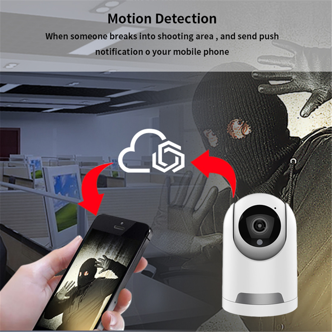 Smart Pan/Tilt Camera, Joyfa Security camera(JY-P03-2MP)