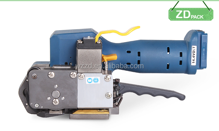Battery Powered Plastic Strapping Tool for Packaging and Sealing Portable and Rechargeable Strapping Machine for Large Volume Operations 0.6-1.05mm