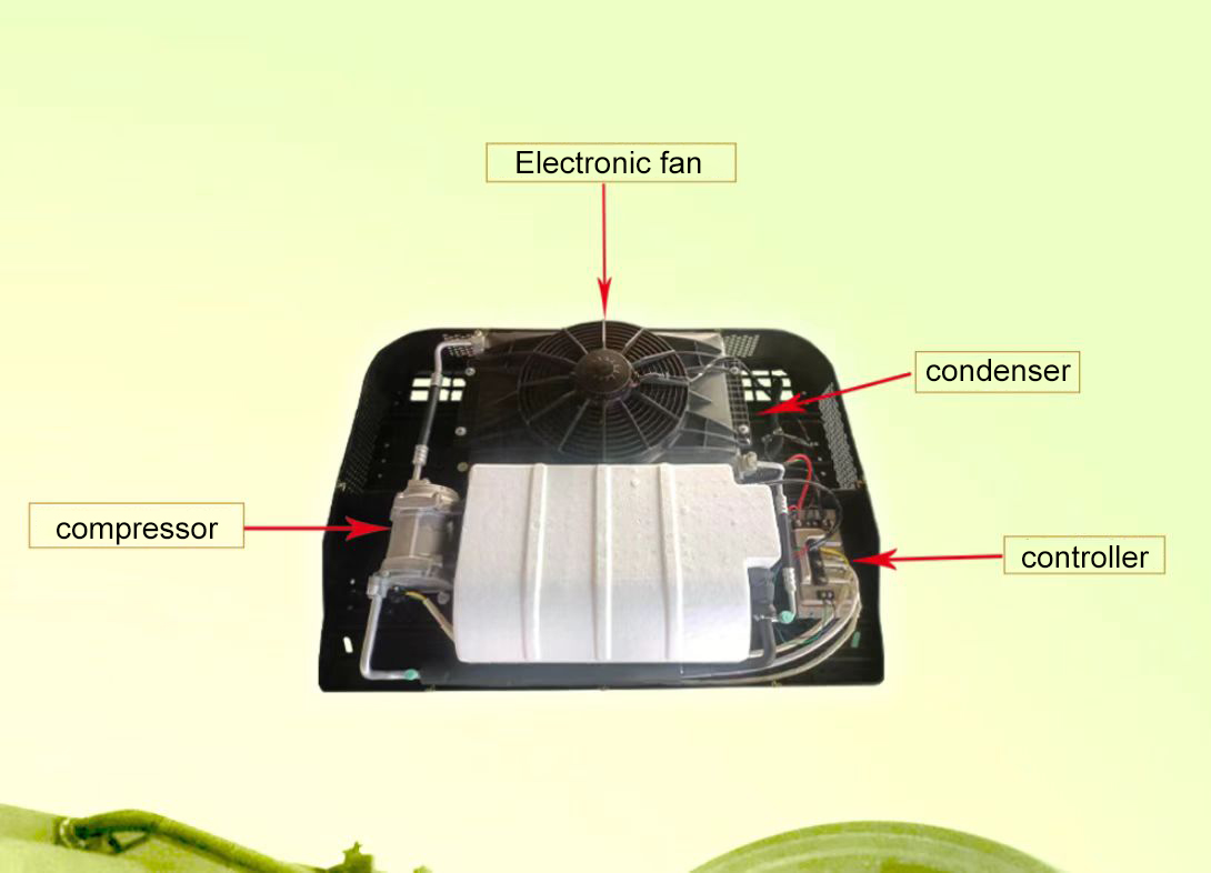 truck cab parking air conditioner 24v dc car air condition other air conditioning systems