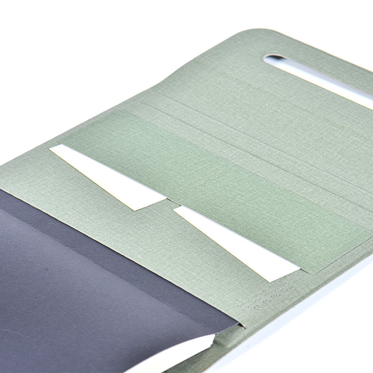 Luxury Business Wireless Charging Multifunctional Notebook With Power Bank