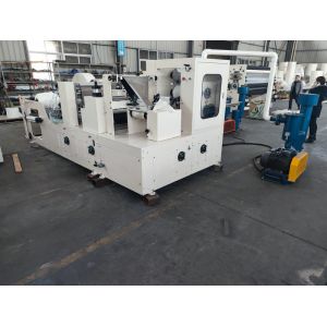 Automatic 3 Folding Napkin Paper Making Machine For Manufacturing Plants