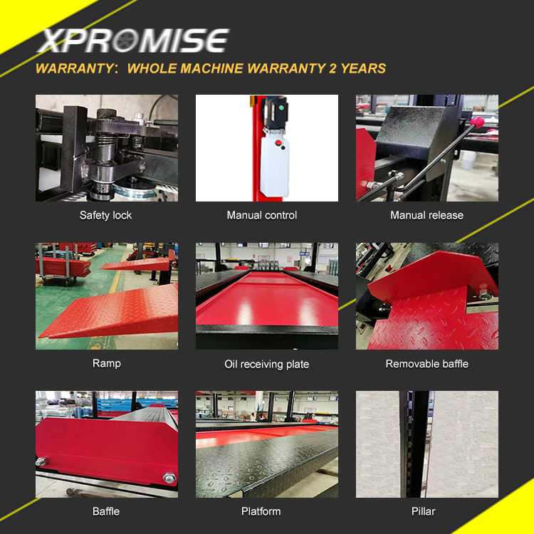 Heavy Duty Four Post Auto Car Lift with Ce