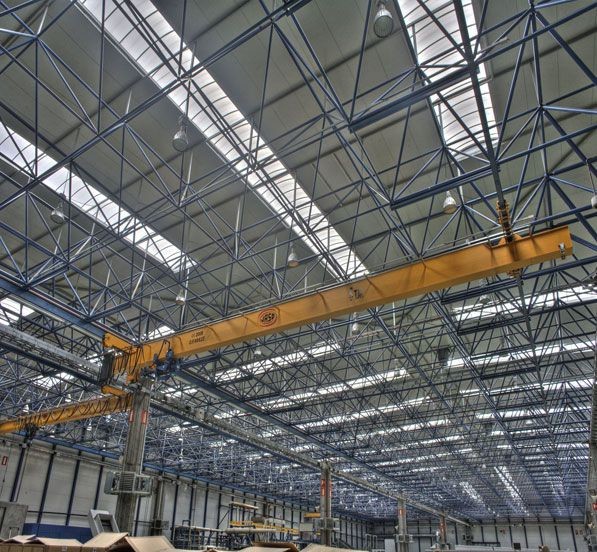 Portal Frame Steel Structure Warehouse For Storage With H Section Steel