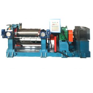 Rubber Mixing Two Roll Mill Machine with Front Roll Speed 21-22 rpm 6120x2300x20