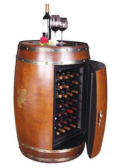 28 Bottles 70L no compressor Barrel wine cooler Single-Zone