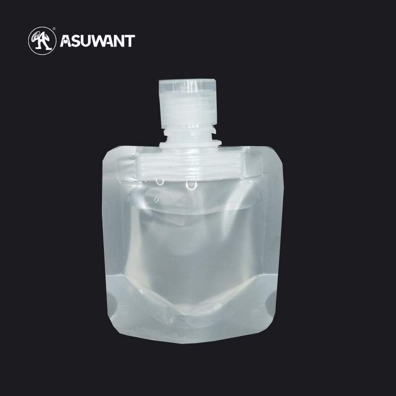 1000ml 1L 2L Large Clear Spout Pouch With Handle For Oil Water Liquid