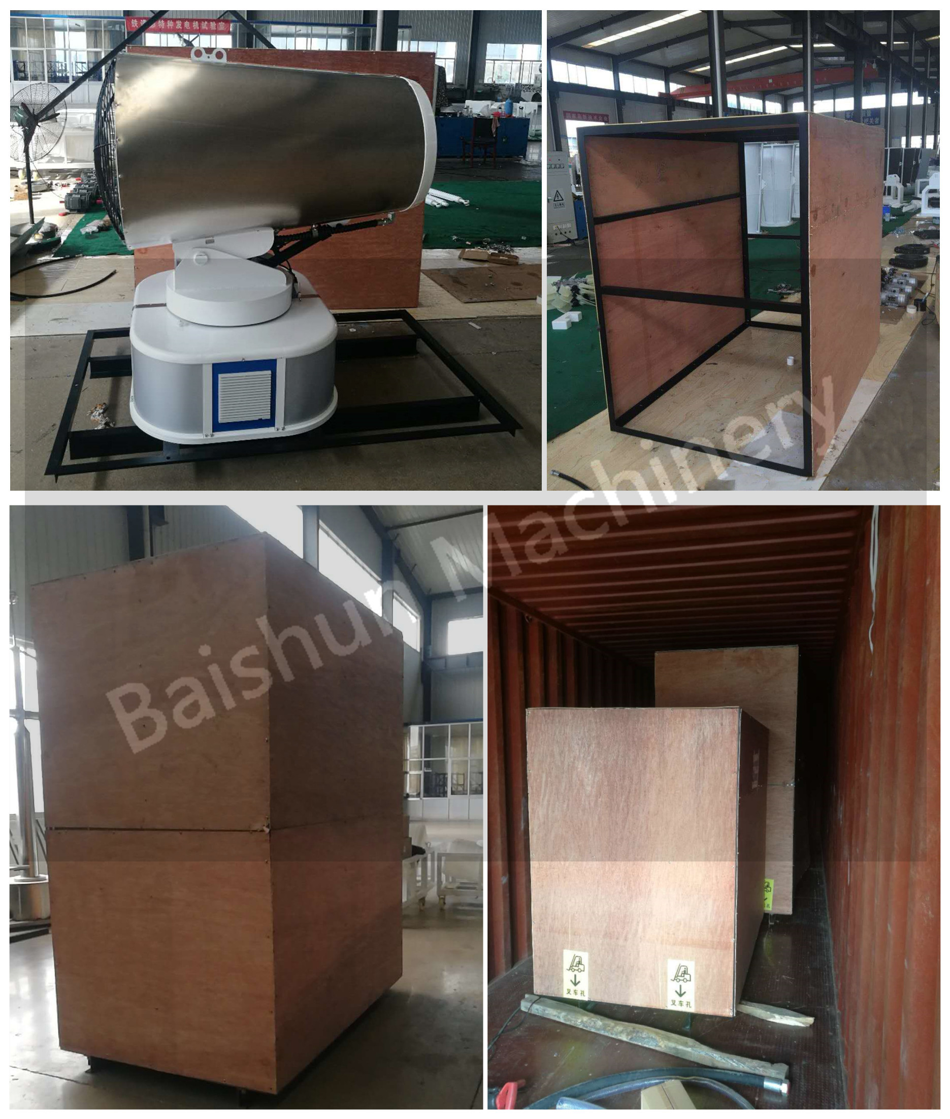 Air Protection Dust Suppression Cannon / Blue Dust Control Misting System