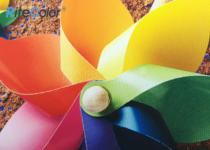 Stretched Polyester Canvas Rolls , Waterproof Matte Inkjet Digital Canvas Printing 260gsm