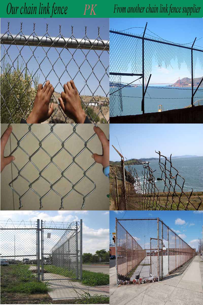 Wholesale chain link fence price, used chain link fence for sale factory