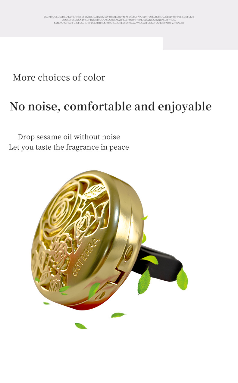 Custom Car Aromatherapy Car Vent Aroma Air Freshener Hollow Design