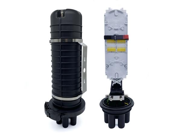 24 48 96 144 Core PP Dome WallMount Outdoor Fiber Optic Splice Enclosure