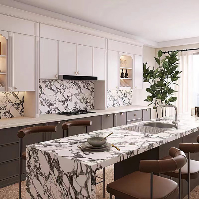 Non Slip Porcelain White Floor Tile Matte Glazed Marble Porcelain Floor Tile