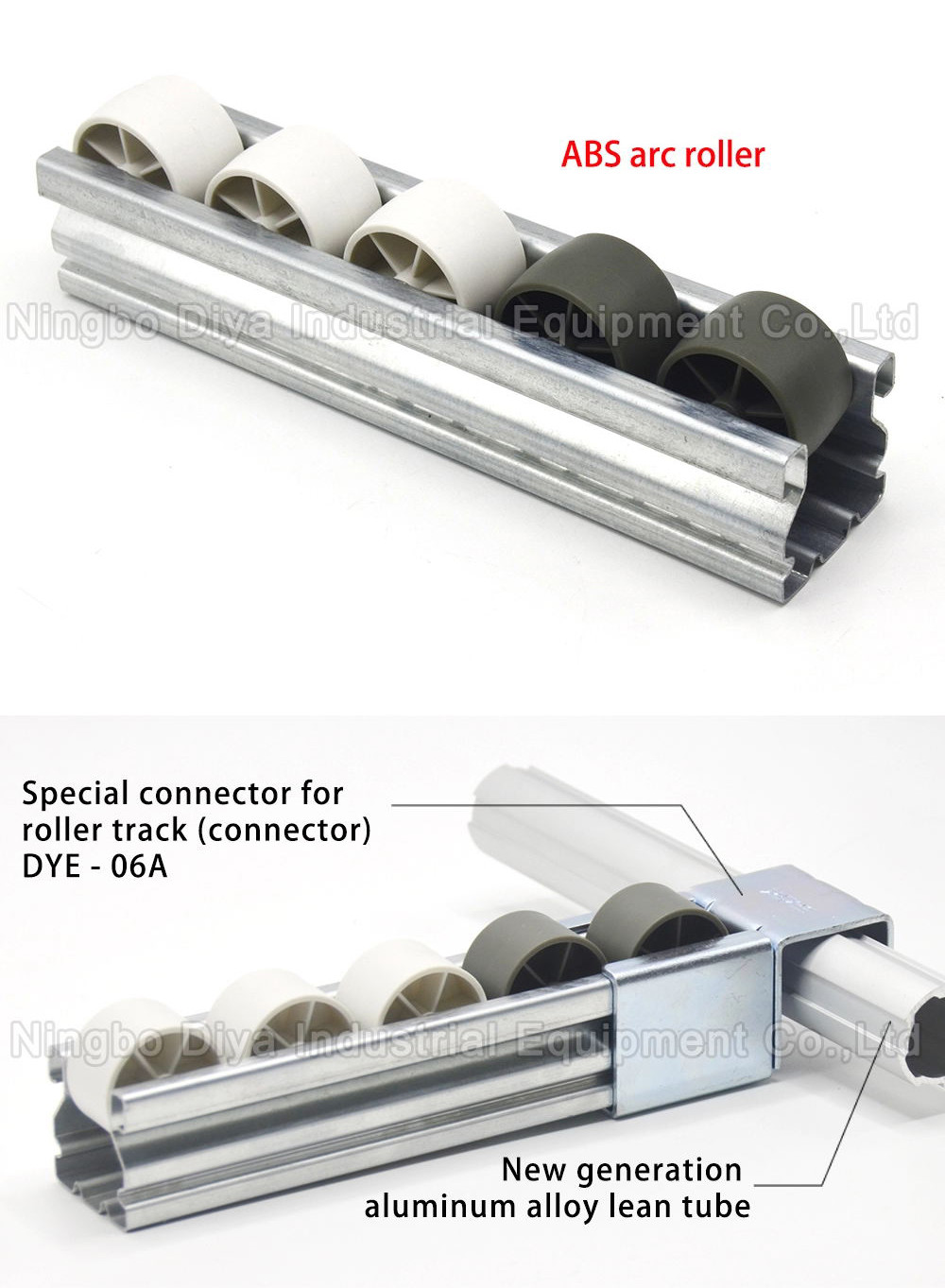 Antistatic Plastic Roller Track For Warehouse Storage Conveyor Line And Track System