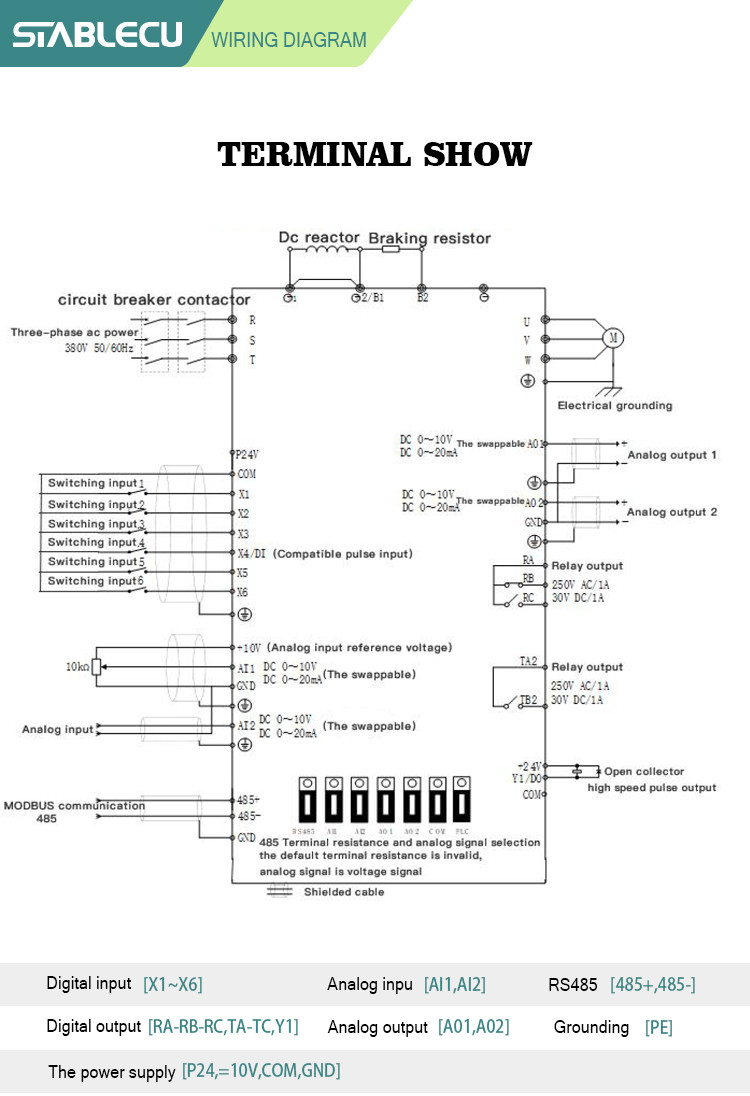 Speed Control AC To AC 3 Phase Frequency Inverter 20HP For Industrial Motors
