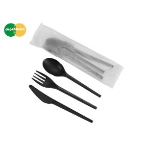 China 6.5 CPLA Disposable CPLA Cutlery Set Compostable PLA Biodegradable on sale