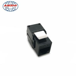 China PC Material Tool Free Keystone Jack CAT6A RJ45 Module Customized Color on sale