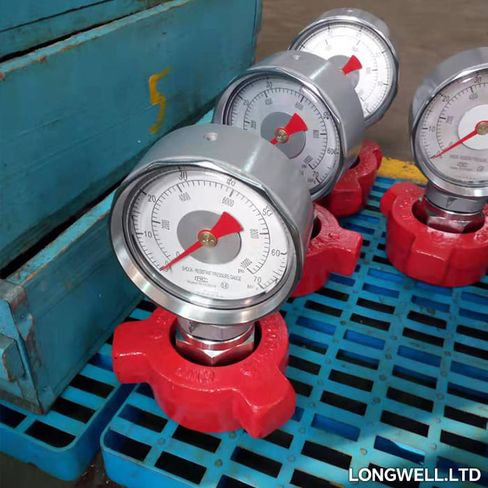 Drill Rig Mud Pump Gauge YK-150 Y-60 11-3161-1510 Mud Pump Accessories HONGHUA