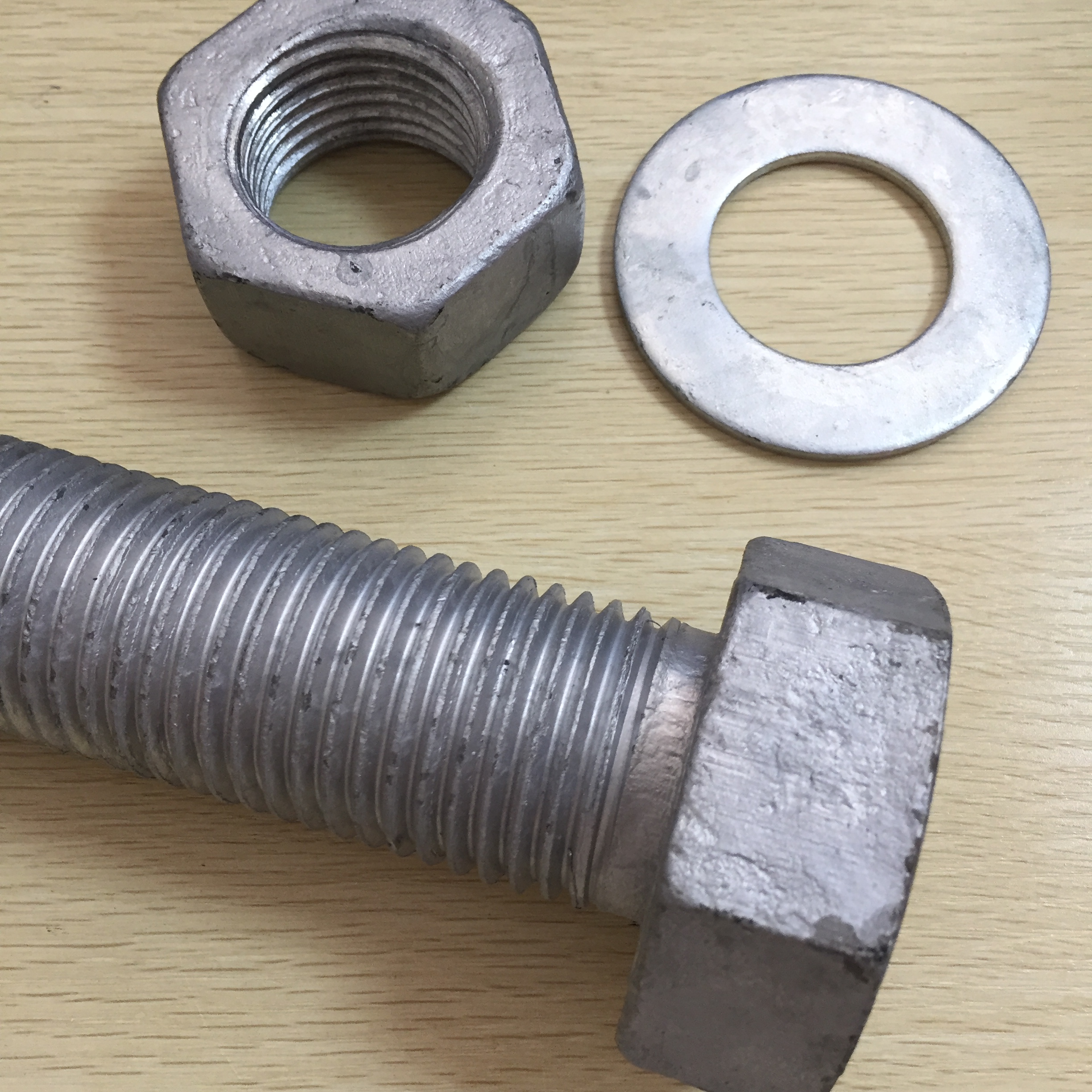 9mm Zinc-plating Stainless Steel Hex Nut and Bolt ZINC Finish for Versatility
