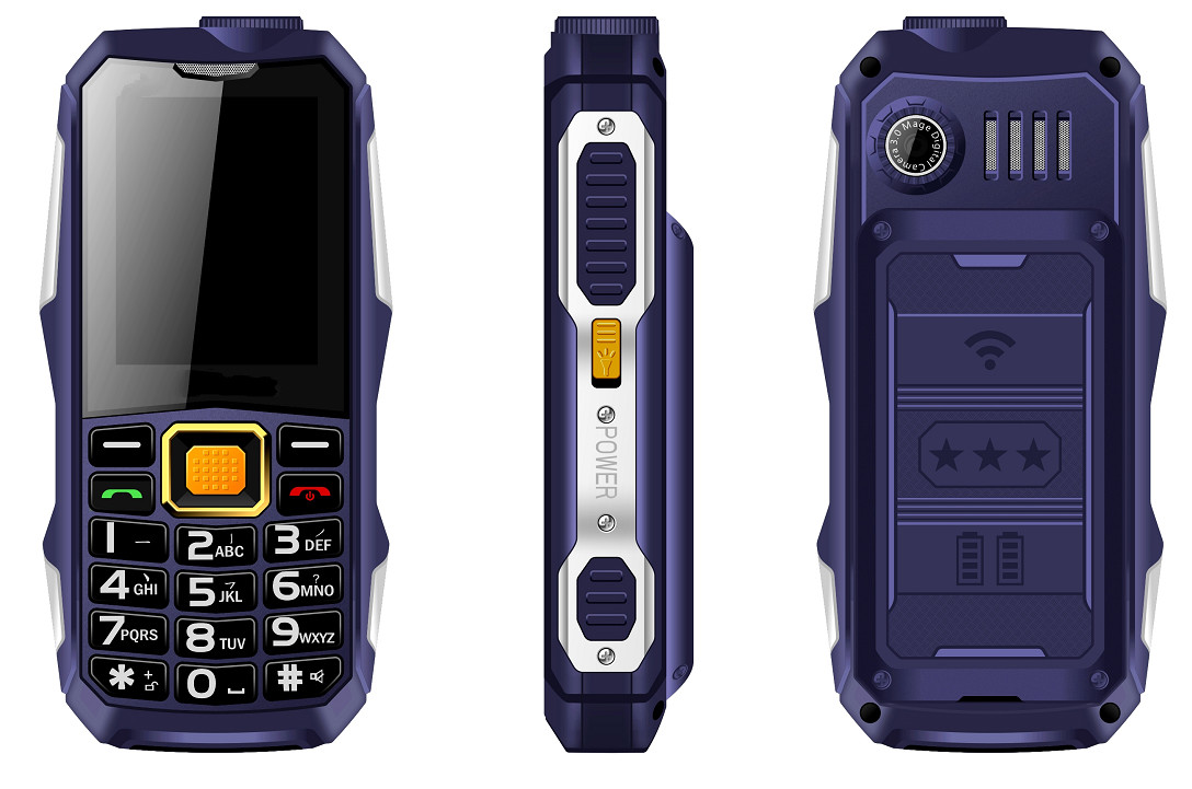 2.4inch Rugged Phone with Powerbank Function Cheap Bar Phones Feature phone