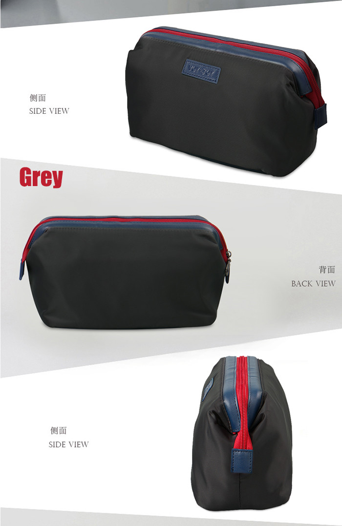 Easy Carrying Mens Toiletry Bag 600D Polyester Material Simple Design Big Capacity