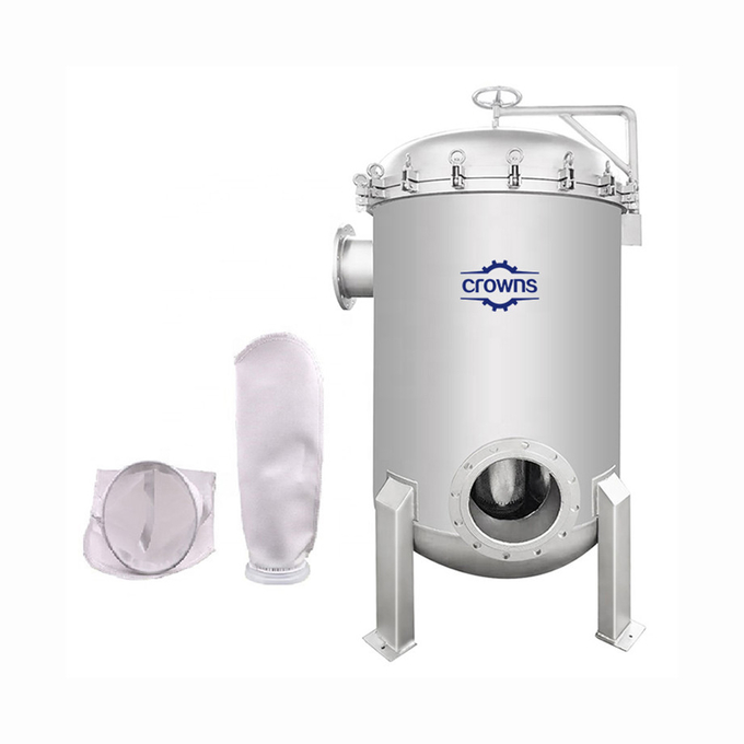 Bag Filter Housing For Liquid Filtration Automobile Electrophoresis Lithium Battery Purified Solution