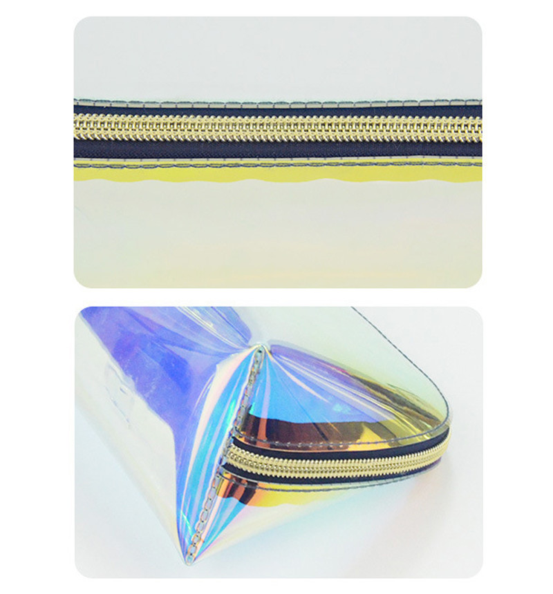 TPU Custom Clear Waterproof Holographic Cosmetic Bag