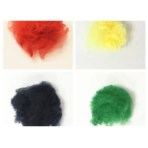 High Grade Recycled Polyester Staple Fiber Multiple Colour 1.5d - 15d X 38mm