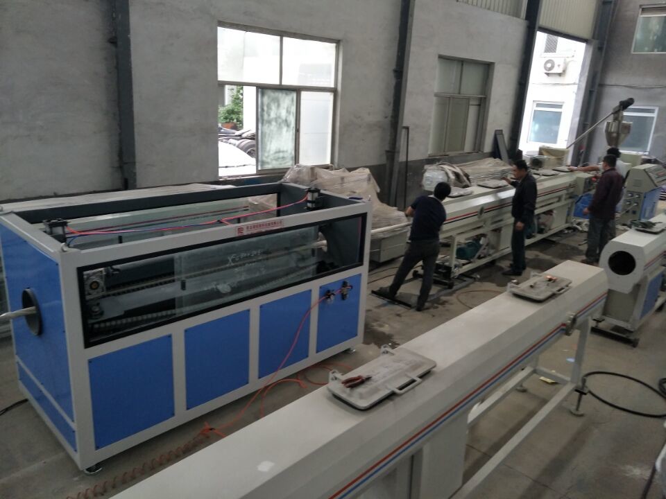 380V 50HZ Two Screw PVC Pipe Extrusion Process Plastic Water Pipe Making