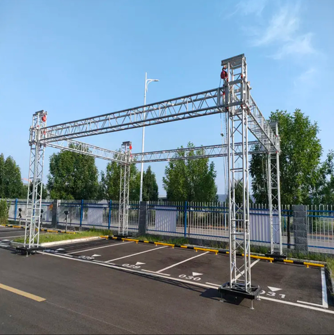 390*390mm Aluminium Stage Truss Portable Aluminum Ladder Truss For Booth Sound