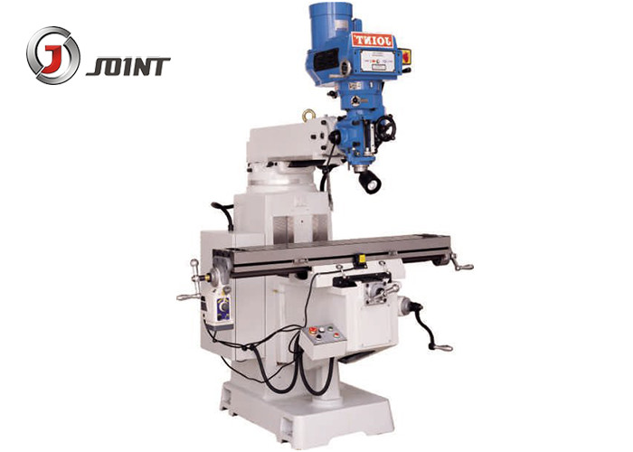 1000mm X Axis Travel Turret Milling Machine , 3HP Knee Type Milling Machine